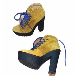 Ralph Lauren suede booties